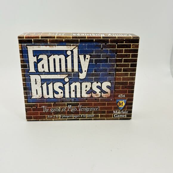 Original Family Business Mob Vengeance Gangster Card Game Mayfair Complete - Picture 14 of 16